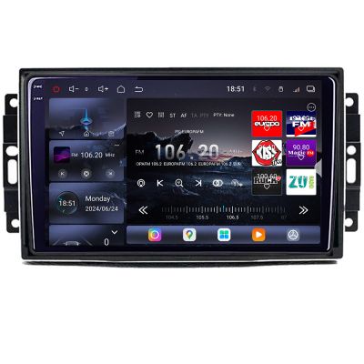 Navigatie Chrysler Jeep Edotec Kit-202 8 core QLED 2K 16+512GB 360 Android Waze USB Navigatie Internet Youtube Radio v1