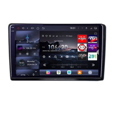 Navigatie Nissan Navara 2006-2014 Edotec Kit-NAVARA 8 core QLED 2K 16+512GB 360 Android Waze USB Navigatie Internet Youtube Radio