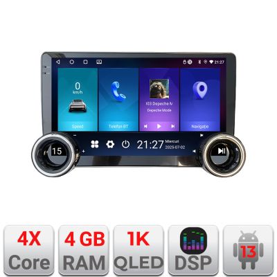 Navigatie VW Touareg 2002-2010 Edotec  4+64 10.5 inch Incell 1K android Wifi 5Ghz gps internet  kit-touareg-old