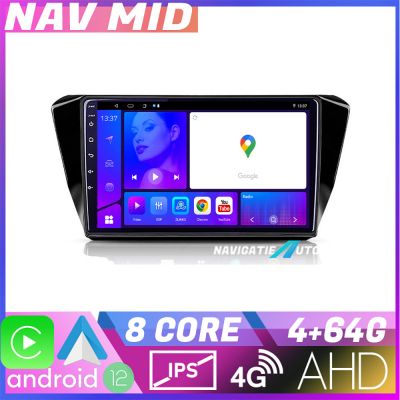 Navigatie Skoda Superb 3 2015 2017 KIT 932 EDOTEC-LITE Android Ecran 720P Octa Core 4 64 Carplay