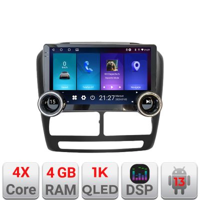 Navigatie Fiat Doblo 2010-2017 si Opel Combo 2010-2017 Edotec  4+64 10.5 inch Incell 1K android Wifi 5Ghz gps internet  Kit-DOBLO10 v1
