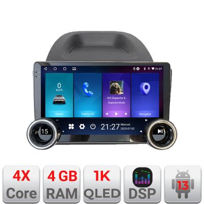 Navigatie Ford Fiesta Kit-256 Edotec  4+64 10.5 inch Incell 1K android Wifi 5Ghz gps internet