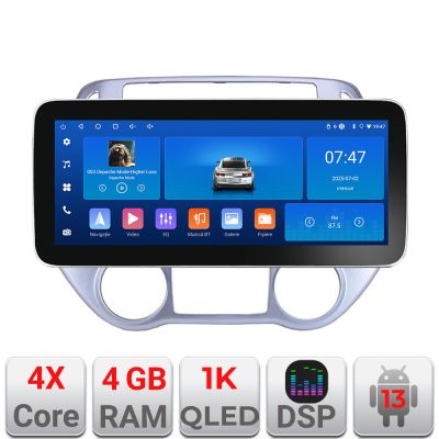Navigatie Hyundai I20 2011-2014 manual si automat Edotec 4+64 12.3 inch Incell 1K android Wifi 5Ghz gps internet  Kit-i20-2012