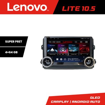 Navigatie Fiat Ducato 2021- Lenovo Incell 1K 10.5 inch  8 core 4+64 carplay android auto radio internet KIT-ducato2024+EDT-E211-RK