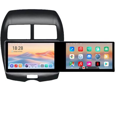 Navigatie MITSUBISHI ASX 2013-2017 Kit-026 Edotec 2 ecrane  8 core 4+128 21.6 inch Incell android Wifi 5Ghz gps internet