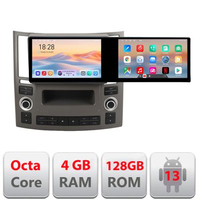 Navigatie Infiniti FX45 2007-2009 Edotec 2 ecrane  8 core 4+128 21.6 inch Incell android Wifi 5Ghz gps internet  fx45-old
