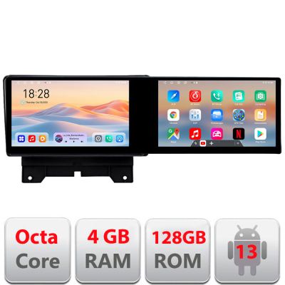 Navigatie Range Rover Sport 2005-2010 Edotec 2 ecrane  8 core 4+128 21.6 inch Incell android Wifi 5Ghz gps internet