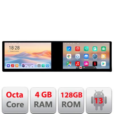 Navigatie Ford Transit Focus Kuga Kit-transit Edotec 2 ecrane  8 core 4+128 21.6 inch Incell android Wifi 5Ghz gps internet