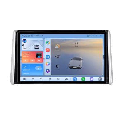 Navigatie Toyota Rav4 2018- C-RAV4 Android 8 Core 2.2 Ghz 8+128 Qled 1K ADAS 4G LTE GPS 360 KIT-RAV4+EDT-E409V3