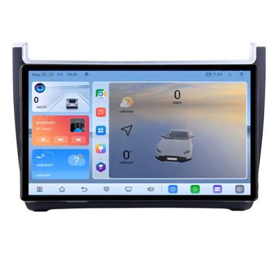 Navigatie VW Polo 2014- C-655 Android 8 Core 2.2 Ghz 8+128 Qled 1K ADAS 4G LTE GPS 360 KIT-655+EDT-E409V3