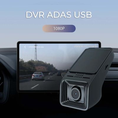 Camera DVR fata si spate Edotec Adas asistenta condus LCW FCW Full HD 1080p DVR-ADAS-TOPA