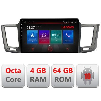 Navigatie Toyota RAV4 2013-2018 E-247 Octa Core cu Android Radio Bluetooth Internet GPS WIFI DSP 4+64GB 4G RESIGILAT