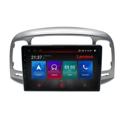 Navigatie Hyundai Accent 2006-2012 E-ACCENT Octa Core cu Android Radio Bluetooth Internet GPS WIFI DSP 4+64GB 4G RESIGILAT
