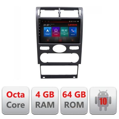 Navigatie Ford Mondeo intre anii 2004-2007 Android radio gps internet Octa Core 4+64 LTE Kit-mondeo2004+EDT-E50 RESIGILAT
