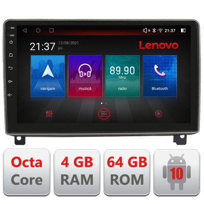 Navigatie Peugeot 407 2004-2011 4+64 GB Octa Core LTE Android radio gps internet KIT-407+EDT-E709 RESIGILAT