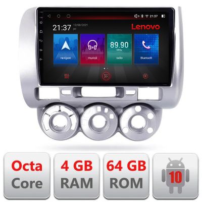 Navigatie Honda Fit Jazz 2004-2008 Android radio gps internet Octa Core 4+64 LTE Kit-jazz+EDT-E509-PRO RESIGILAT