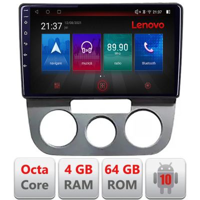Navigatie VW Golf 5 2004-2010 clima manuala Android radio gps internet Octa Core 4+64 LTE KIT-golf5-manual+EDT-E510-PRO RESIGILAT