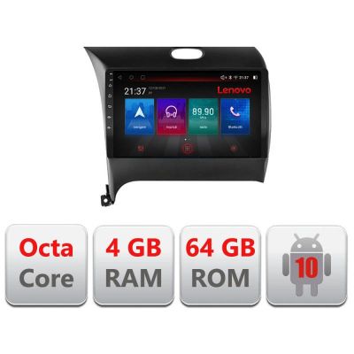 Navigatie Kia Cerato 2013-2017 E-1562 Octa Core cu Android Radio Bluetooth Internet GPS WIFI DSP 4+64GB 4G RESIGILAT