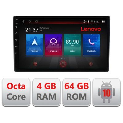 Navigatie Audi A4 B6 E-050 Octa Core cu Android Radio Bluetooth Internet GPS WIFI DSP 4+64GB 4G RESIGILAT