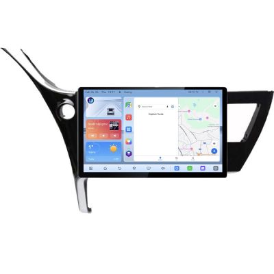 Navigatie Toyota Corolla 2017- Qled 1K Octa Core 4+64 LTE 4G DSP Wifi 5Ghz android auto carplay radio gps internet EDT-E413V3