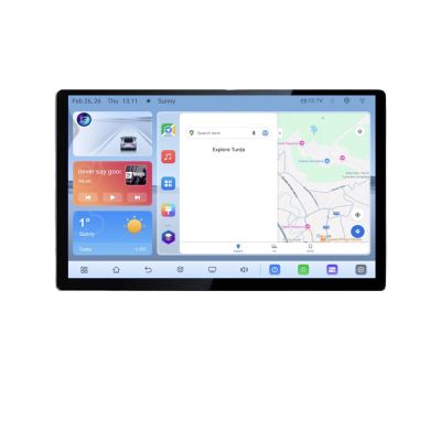 Navigatie dedicata Chrysler Jeep N-202 Edonav ecran 13" 1K 4+64 Android Waze USB Navigatie 4G 360 Toslink Youtube Radio KIT-202 V1