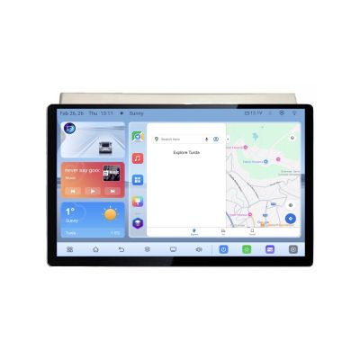 Navigatie dedicata Toyota Verso  2004-2009 Edonav ecran 13" 1K 4+64 Android Waze USB Navigatie 4G 360 Toslink Youtube Radio KI