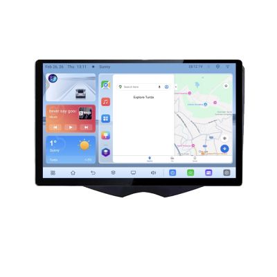 Navigatie dedicata yundai Veloster Edonav ecran 13" 1K 4+64 Android Waze USB Navigatie 4G 360 Toslink Youtube Radio kit-velost