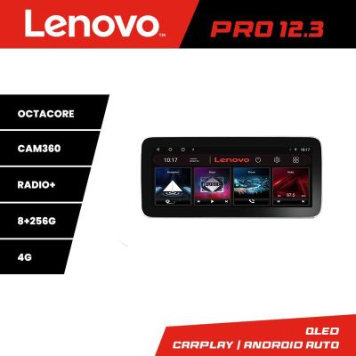 Navigatie Fiat 500 2015-2021 Lenovo PRO 8+256 12.3 inch qled android 4G DSP gps internet  8Core
