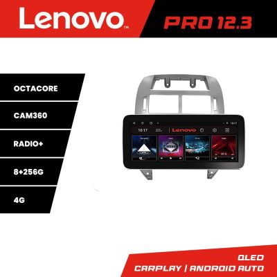 Navigatie VW Polo 2004-2011 Lenovo PRO 8+256 12.3 inch qled android 4G DSP gps internet  Kit-polo