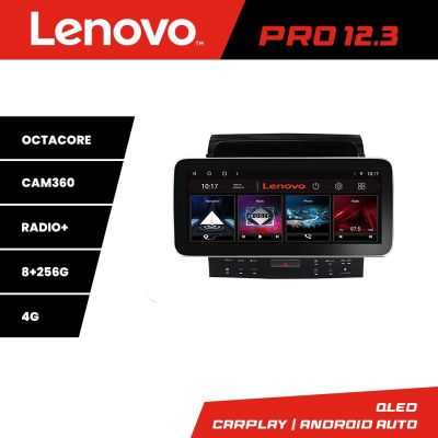 Navigatie Toyota Landcruiser 200 V8 2007-2015 cu navi si 360 Lenovo PRO 8+256 12.3 inch qled android 4G DSP gps internet  KIT-381-360