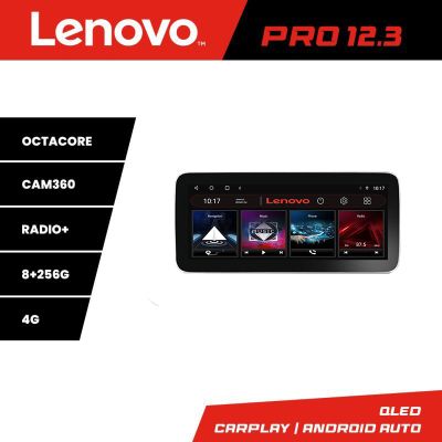 Navigatie Audi A3 8P K-049 Lenovo PRO 8+256 12.3 inch qled android 4G DSP gps internet  8Core