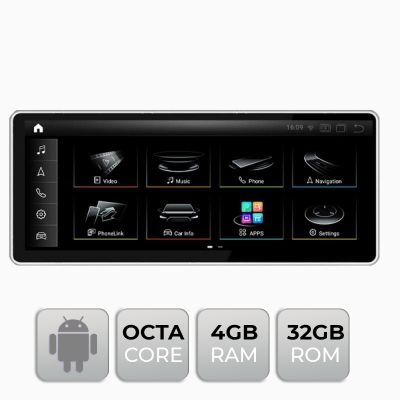 Navigatie Audi Q5 MMI3G 2009-2014 Android Octa Core 4+32 10.25" 1920x720