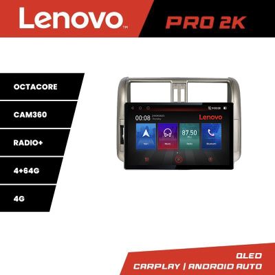 Navigatie TOYOTA Prado 2010-2013 K-347 Lenovo PRO 4+64 13 inch 2K android 4G DSP gps internet