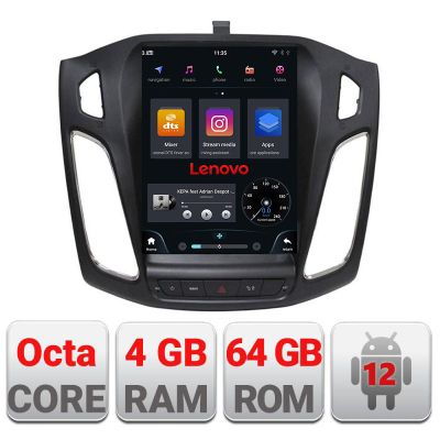Navigatie Ford Focus 3 tip tesla radio gps internet Qualcomm 8X 8+128 360 4G carplay android auto  kit-tesla-150+ULTRA-9.7-8+128