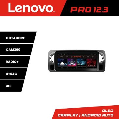 Navigatie Mercedes Sprinter 2018- Lenovo PRO 4+64 12.3 inch qled android 4G DSP gps internet Kit-sprinter