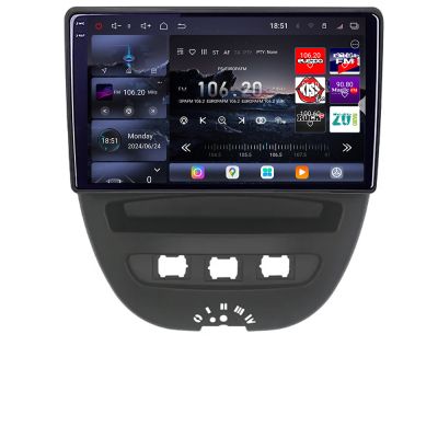 Navigatie Citroen C1 Peugeot 107 Toyota Aygo 2005-2014 Android radio gps internet 8 core QLED 2K 16+512GB 360 Edotec v2