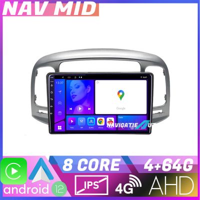 Navigatie Hyundai Accent 2006 2012 KIT ACCENT EDOTEC-LITE Android Ecran 720P Octa Core 4 64 Carplay