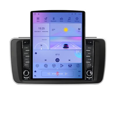 Navigatie Nissan Leaf 2018-2024 dedicata Ouad core 4+32 ecran vertical 9.7" DSP 360 FHD AHD Android radio gps internet  kit-leaf+EDT-E709