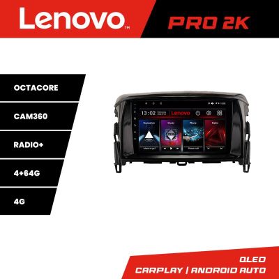 Navigatie Mitsubishi Eclipse Cross 2017- Android radio gps internet 8 core QLED 2K 4+64 360 Lenovo