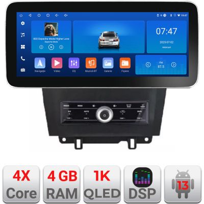 Navigatie Ford Mustang 2009-2014 Edotec 4+64 12.3 inch Incell 1K android Wifi 5Ghz gps internet