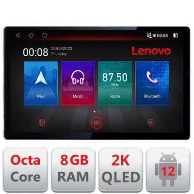 Navigatie Peugeot Bipper, Citroen Nemo, Fiat Qubo 2008-2017, Ecran 2K QLED 13",Octacore,8Gb RAM,128Gb Hdd,4G,360,DSP,Carplay,Bluetooth EDT-E513-PRO