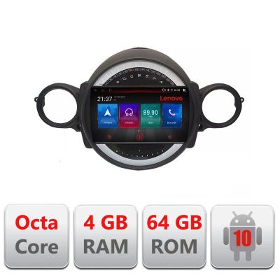 Navigatie Mini 2007-2011 Octa Core cu Android Radio Bluetooth Internet GPS WIFI DSP 4+64GB 4G Kit-mini-01+EDT-E509-PRO RESIGILAT